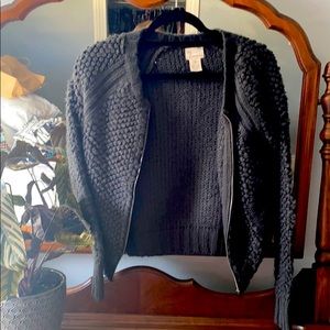 Cozy zip up sweater